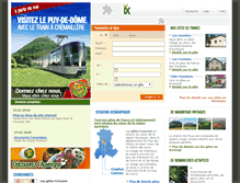 Tablet Screenshot of lesgitescrouzeix.com